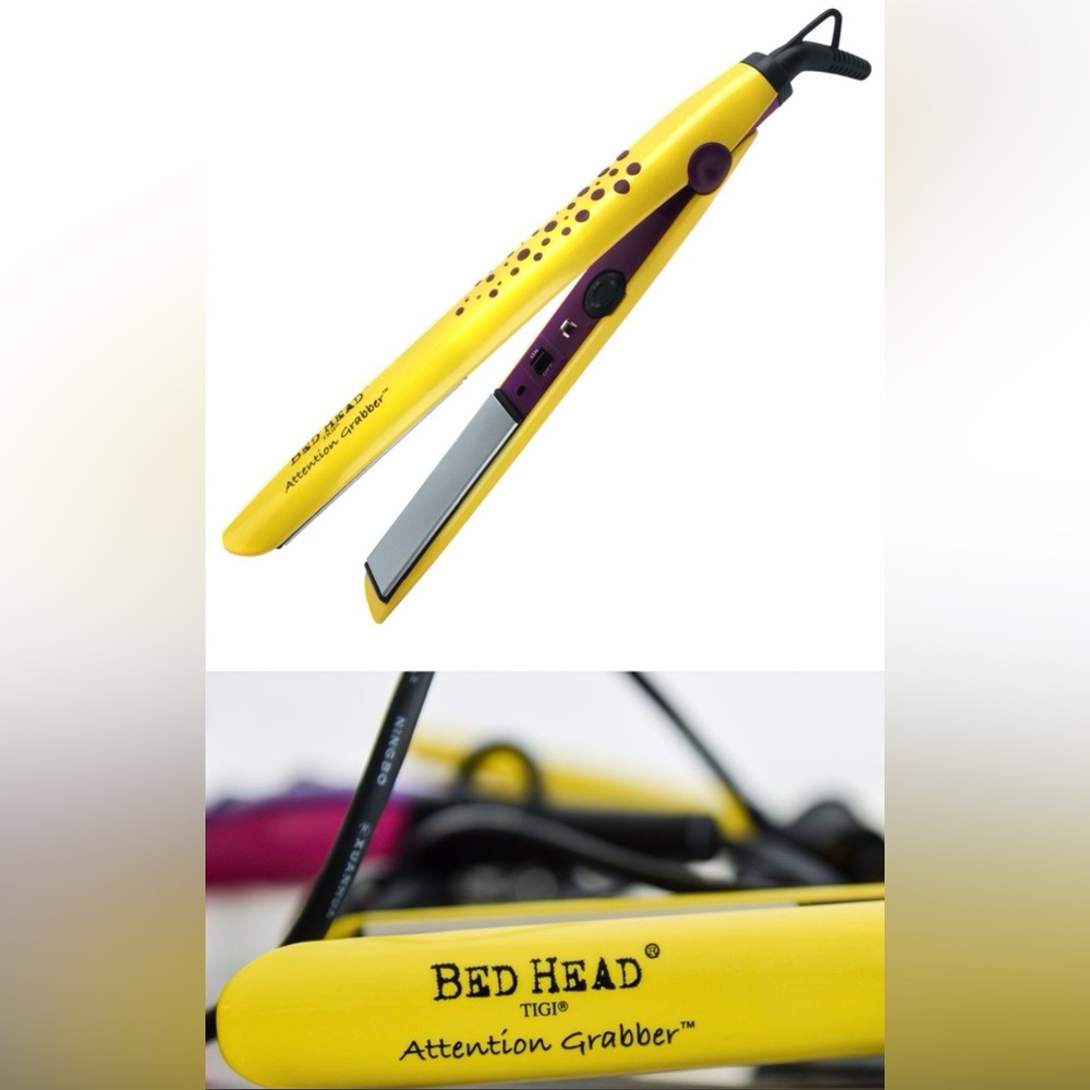 BED HEAD - Women's Full Size, Yellow Hair Straightener Tool  **BRAND NEW!!💛**